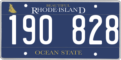 RI license plate 190828