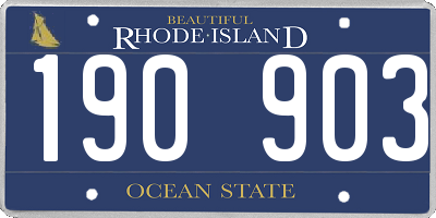 RI license plate 190903