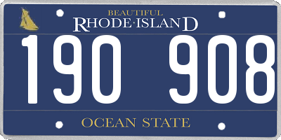 RI license plate 190908