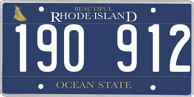 RI license plate 190912