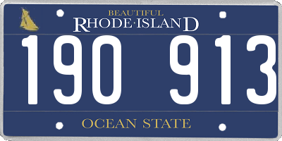 RI license plate 190913