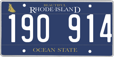 RI license plate 190914
