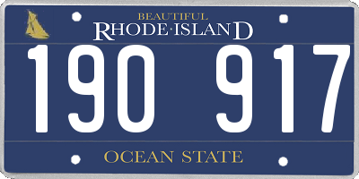 RI license plate 190917