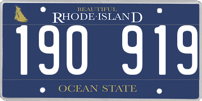 RI license plate 190919