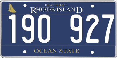RI license plate 190927