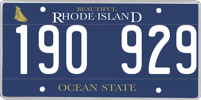 RI license plate 190929