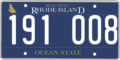 RI license plate 191008