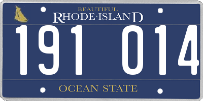 RI license plate 191014