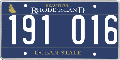 RI license plate 191016