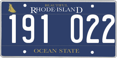 RI license plate 191022