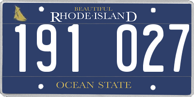 RI license plate 191027