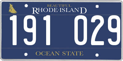 RI license plate 191029