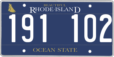 RI license plate 191102