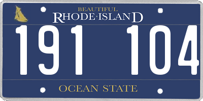 RI license plate 191104