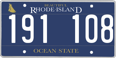RI license plate 191108