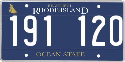 RI license plate 191120