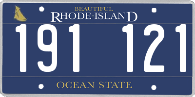 RI license plate 191121