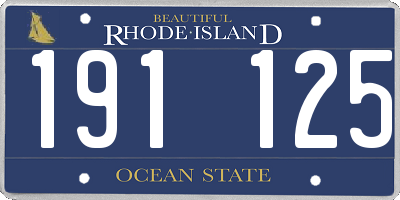 RI license plate 191125