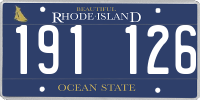 RI license plate 191126