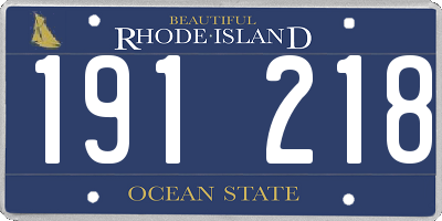 RI license plate 191218