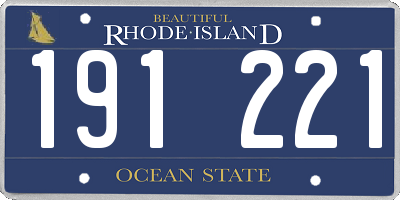 RI license plate 191221
