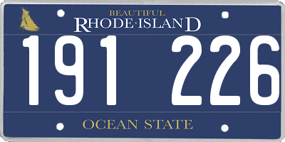 RI license plate 191226