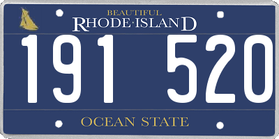 RI license plate 191520