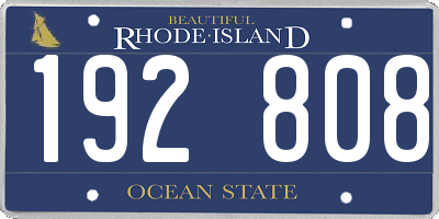 RI license plate 192808