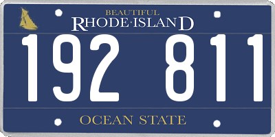 RI license plate 192811