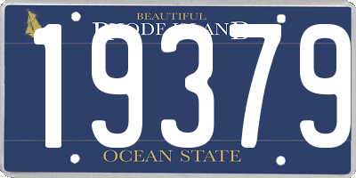 RI license plate 19379