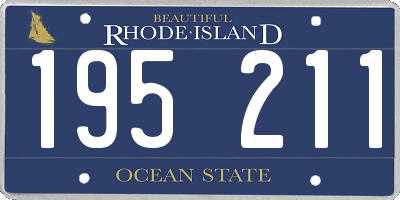RI license plate 195211