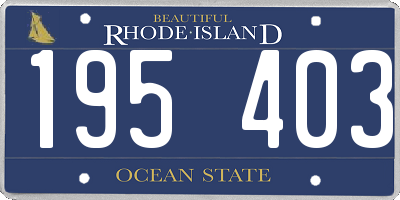 RI license plate 195403