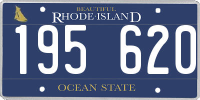 RI license plate 195620