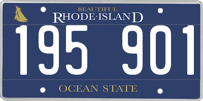 RI license plate 195901