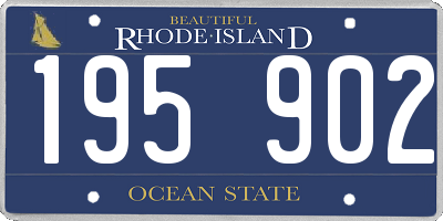 RI license plate 195902