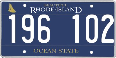RI license plate 196102