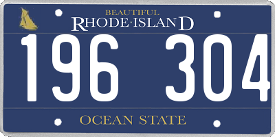 RI license plate 196304