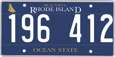RI license plate 196412