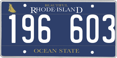 RI license plate 196603