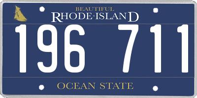 RI license plate 196711