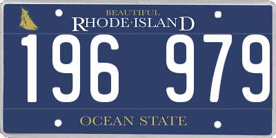 RI license plate 196979