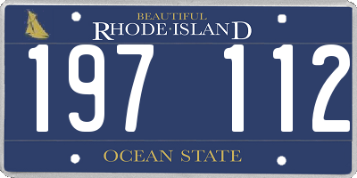 RI license plate 197112