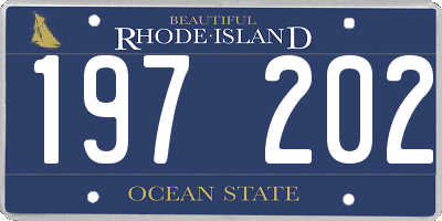 RI license plate 197202