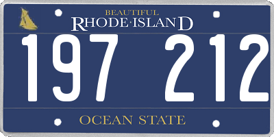 RI license plate 197212