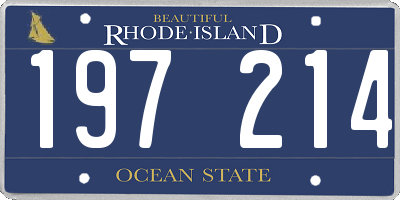 RI license plate 197214