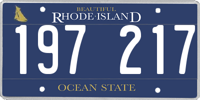 RI license plate 197217