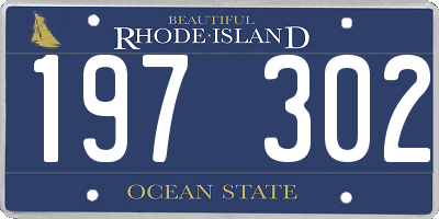 RI license plate 197302