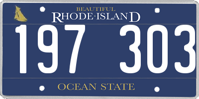 RI license plate 197303