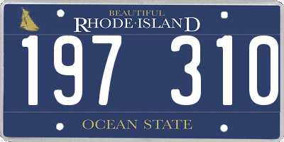 RI license plate 197310