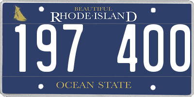 RI license plate 197400